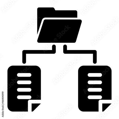 Rising Graph Data Enhancement (Solid Icon Style)
