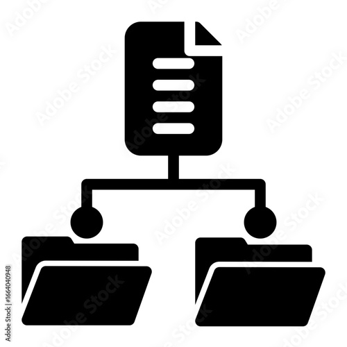 Copy Duplication Replication (Solid Icon Style)