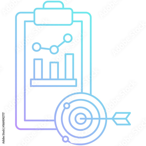 Gradient Result Focus Icon