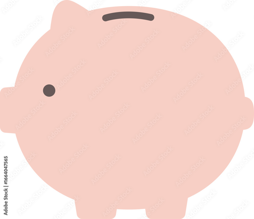Fototapeta premium pink piggy bank