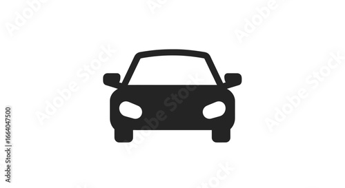 Sleek vehicle representation, a minimalist silhouette captures modern automotive design with