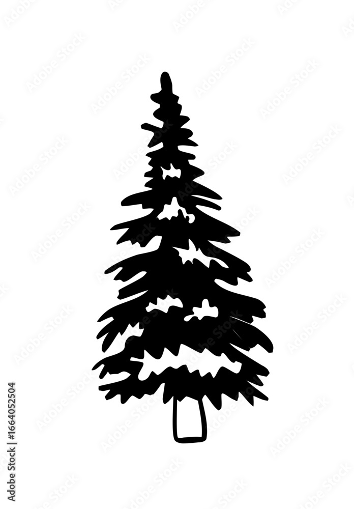 Obraz premium Christmas Tree Graphic