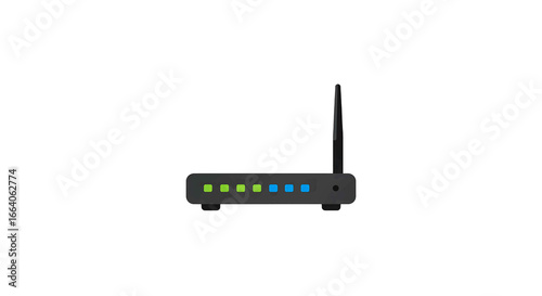 WiFi Router Icon for Connectivity and Technology
