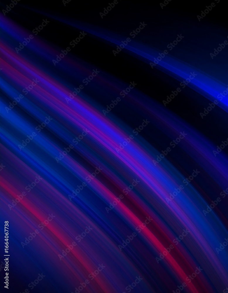 Fototapeta premium Abstract flowing lines of vibrant blue and red hues