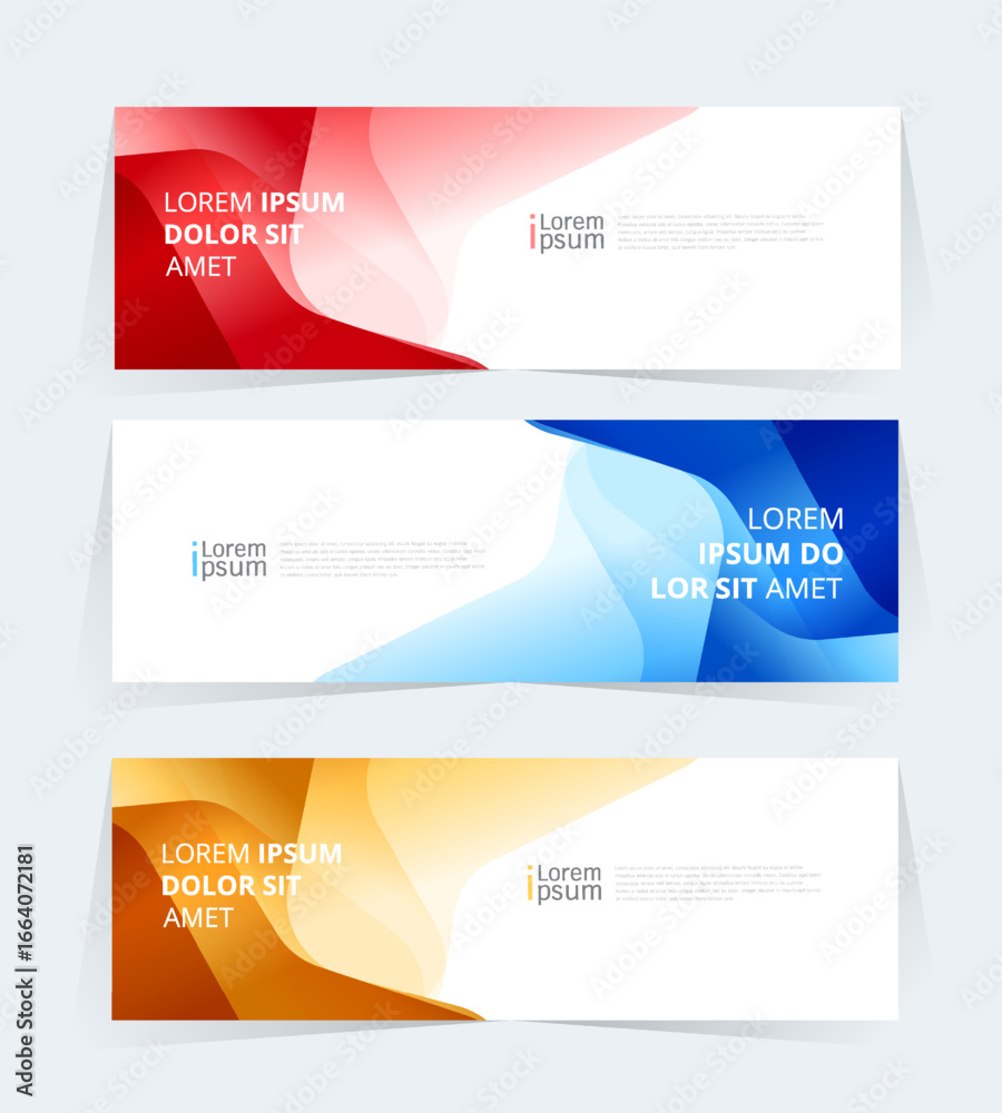 Fototapeta premium Geometric banner design with Vector presentation template.