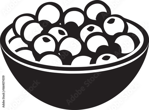 Chickpeas icon clean simple