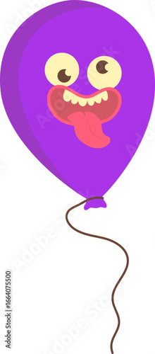 Hand drawn illustration of april fools day decoration. Vector isolated