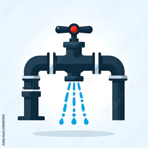 Water tap with water spraying