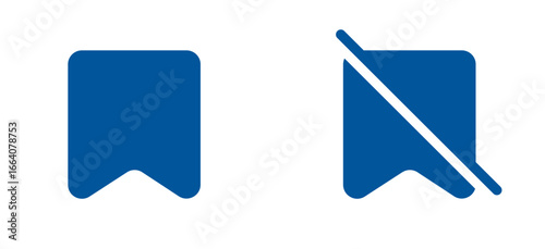 Save and unsave icons. Solid icons for interface design, apps and websites.