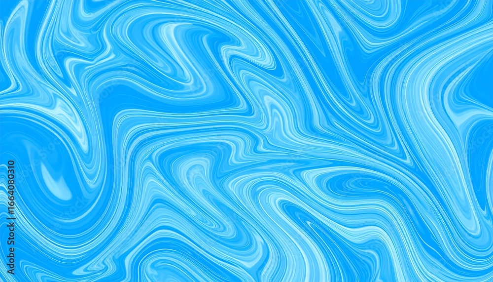 Fototapeta premium Abstract swirling blue marble texture