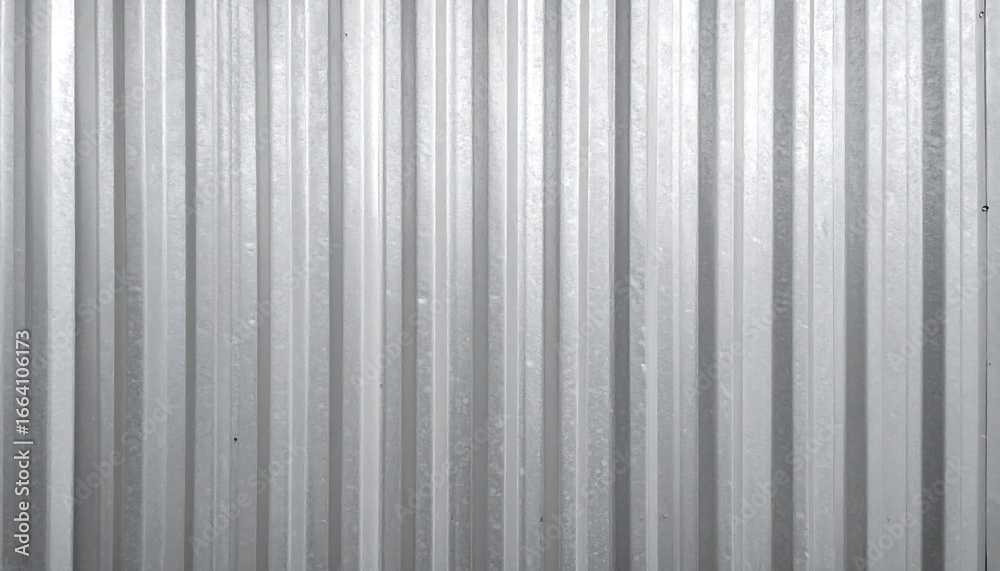 Obraz premium Vertical Ribbed Metal Texture In Shades Of Gray Illustrating Industrial Design