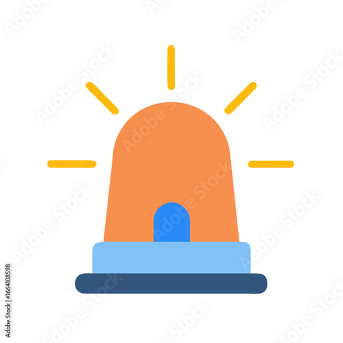 Emergency Alert Icon: A Bright and Bold Visual for Urgent Situations