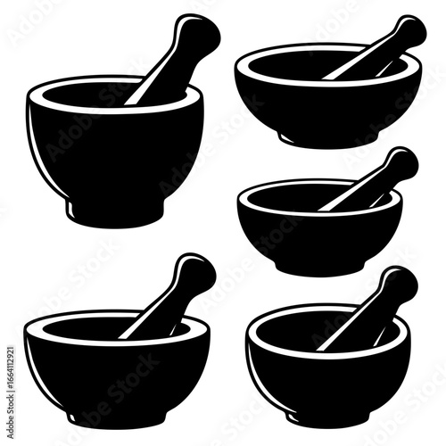mortar and pestle kitchen grinder set
