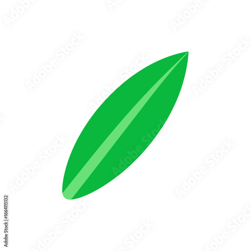 Green surfboard beach icon vector illustration scalable digital art