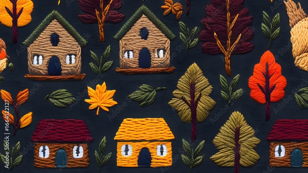 Knitted House Design Knitted House Design