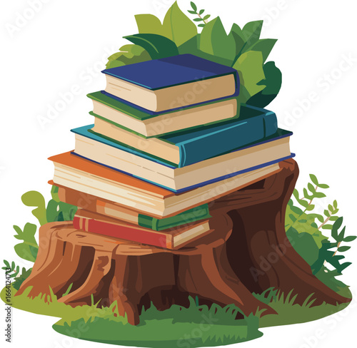 stack of books