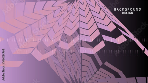 Purple tones polygons background