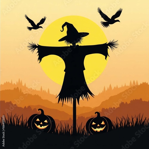 Halloween background with pumpkin and bats, halloween, pumpkin, moon, bat, night, autumn, vector, horror, holiday, spooky, illustration, dark, cat, scary, silhouette, celebration, tree, orange, cartoo