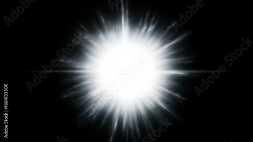 Wallpaper Mural Bright White Light Pulsating Star Energy Abstract Lens Flare Effect Torontodigital.ca