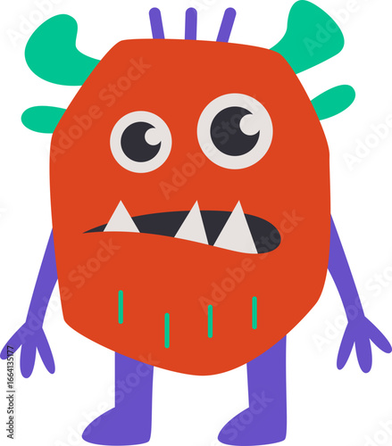 Cute Monster Illustration