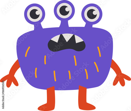 Cute Monster Illustration