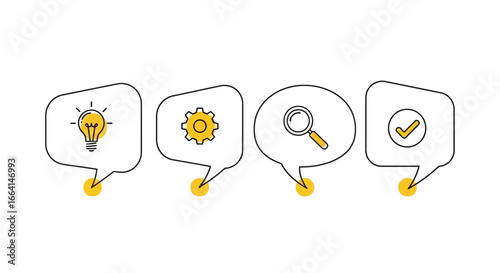 Creative Solutions Icons Idea, Process, Research, Validation