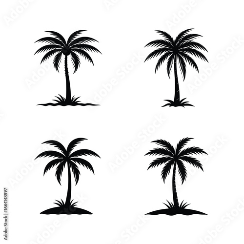 set of palms