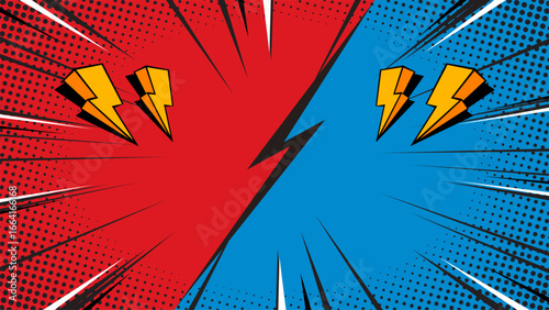 comic flash explosion backgound vector