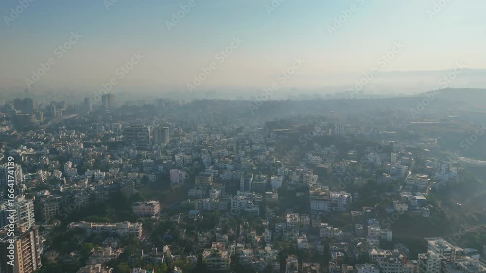 4K Drone Shots of Pune City, India – Beautiful Aerial View of Skyline, High-Rise Buildings, Urban Landscape, Roads, and Cityscape | Perfect Stock Footage for Films and Travel Videos 4K Drone Shots of Pune City, India – Beautiful Aerial View of Skyline, High-Rise Buildings, Urban Landscape, Roads, and Cityscape | Perfect Stock Footage for Films and Travel Videos