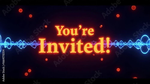 Elegant invitation video template - you're invited! special event announcement