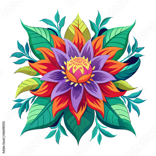 abstract flower background