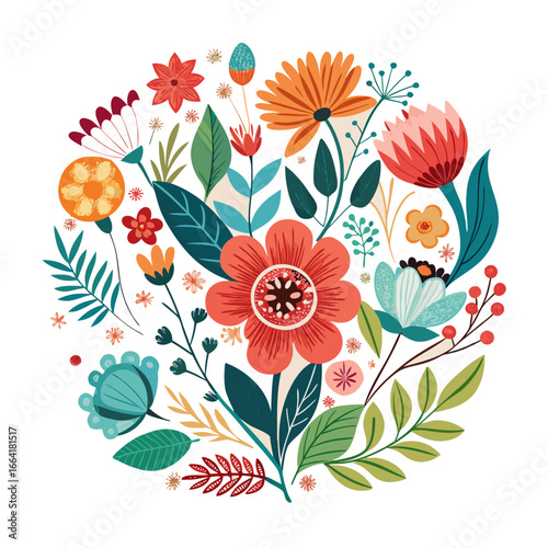 floral background with flowers