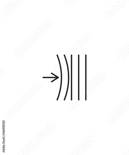 compress icon, vector best line icon.