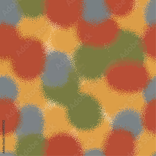 Seamless Pattern, Distressed abstract pattern featuring irregular shapes and a speckled texture effect Stock royalty free  image.