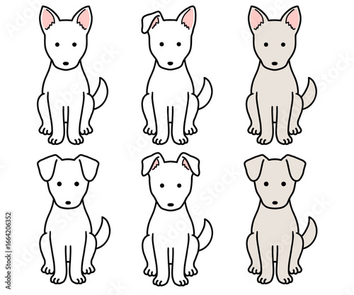 犬・保護犬・雑種犬／白犬