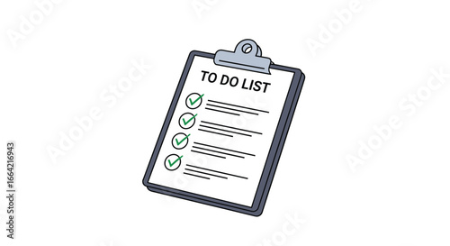 Organized to do list with completed tasks representing productive workflow management