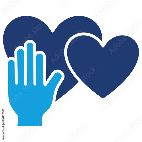 Honesty Flat Blue Icon