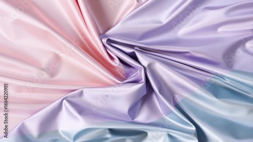 Silk Fabric Flowing in Slow Motion. Elegant & Luxury Texture. Seamless Loopable Background