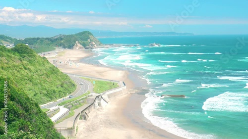 薄磯海水浴場の絶景