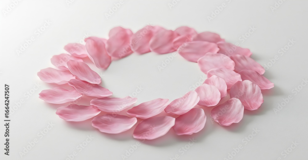 Obraz premium pink rose petals