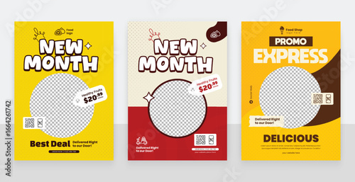 Restaurant Food Flyer Template for Special Menu Promotion and Business Branding