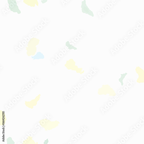 Seamless Pattern, Light pastel islands scattered on a white background create a serene and dreamy pattern Stock royalty free.