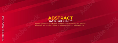 Modern abstract red background with diagonal lines and gradient effect.