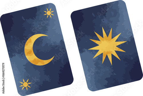 Mystic moon star tarot cards