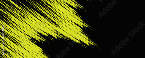 Car wrap decal design graphic abstract racing Vector Image, Stylish sports background with geometric sharp shapes. eps 10