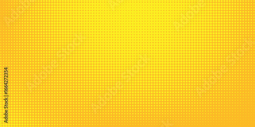 Dots halftone yellow and dark blue color pattern gradient grunge texture background. vector grunge. modern