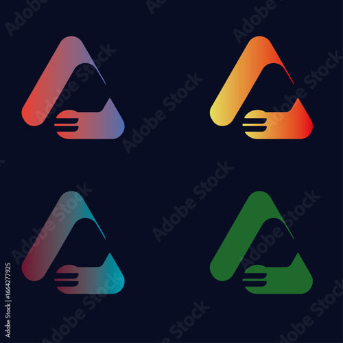 ForkPoint  Abstract Culinary Logo for Restaurants & Food Startups