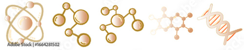 Molecular Structure PNG Illustration for Science and Chemistry Design