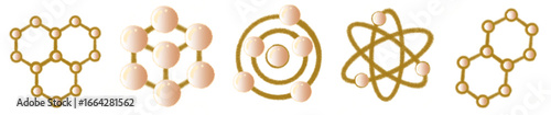 Molecular Structure PNG Illustration for Science and Chemistry Design