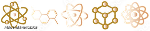 Molecular Structure PNG Illustration for Science and Chemistry Design